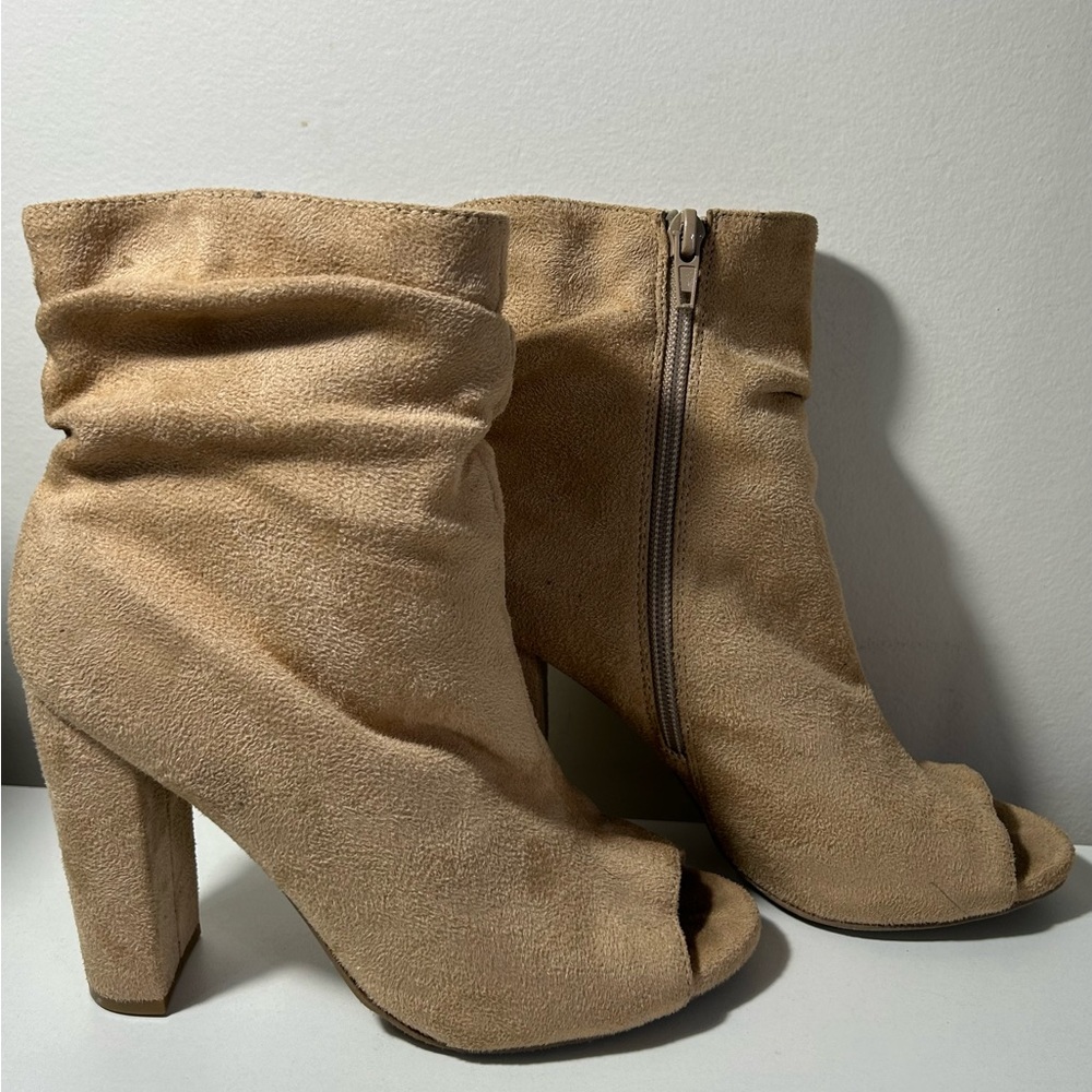 Peep Toe Booties Streetwear Society